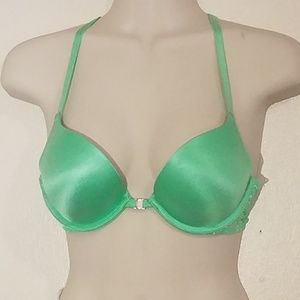 VS Pink Neon Green Bra